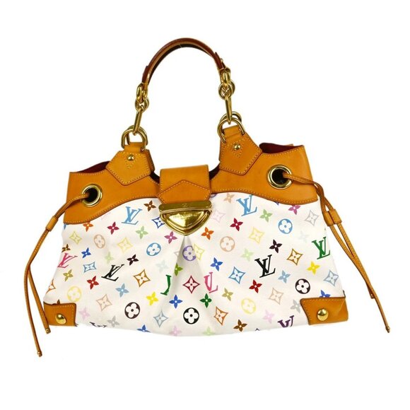 Louis Vuitton White Monogram Multicolor Ursula Handbag - Picture 1 of 9